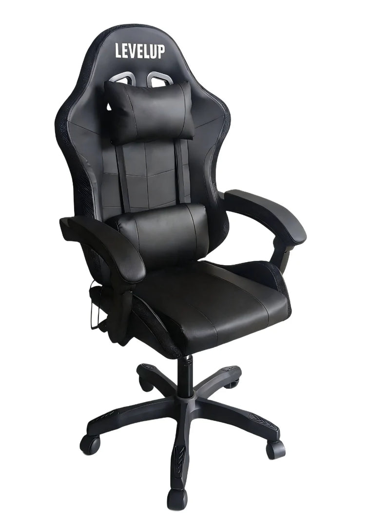 כיסא גיימינג בצבע שחור 7008RGBBLACK מבית LEVEL UP