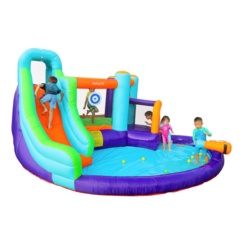 מתקן קפיצה מתנפח ומגלשה מושלמ דגם ED8001C
