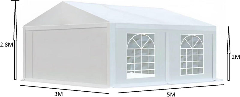 אוהל לאירועים 3X5 פרמיום PVC חזק במיוחד TENT-PRO