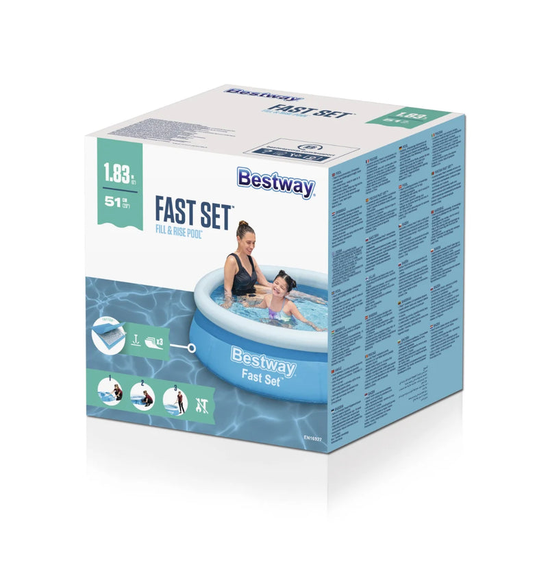 בריכה משפחתית עגולה 183X51סמ FAST 57392 מבית BESTWAY