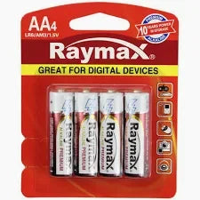 מארז 48 סוללות AA אלקליין 19004100SET12 מבית RAYMAX