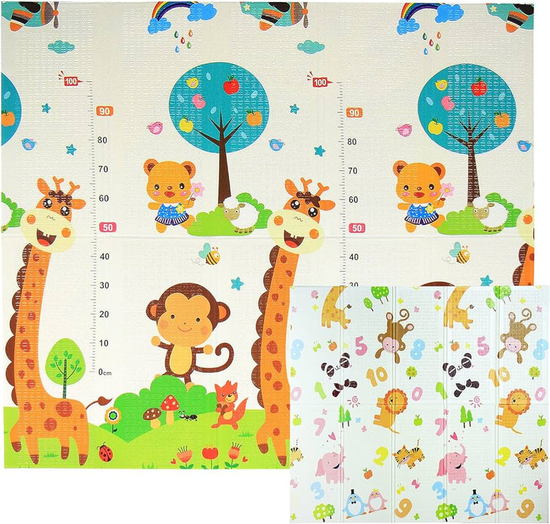 שטיח פעילות מתקפל עם תיק 200×180 ס"מ