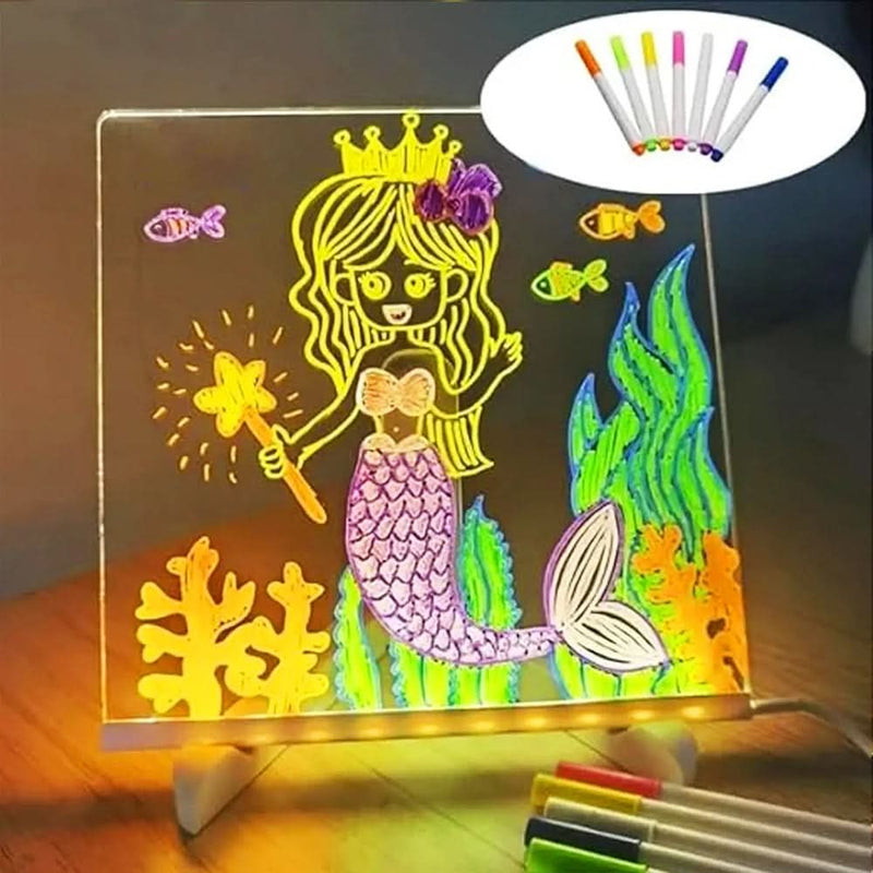 לוח ציור זוהר פאלאס קריאייטיב