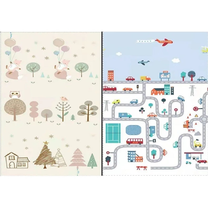 שטיח פעילות מתקפל עם תיק 200×150 ס"מ