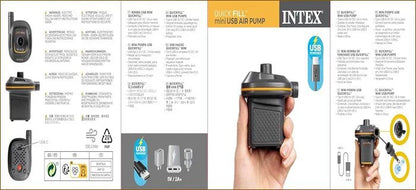 משאבת ניפוח אוויר USB חשמלית 66635 מבית INTEX