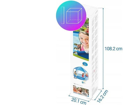 בריכת עמודים עגולה עם גגון 183X38 28209 מבית INTEX