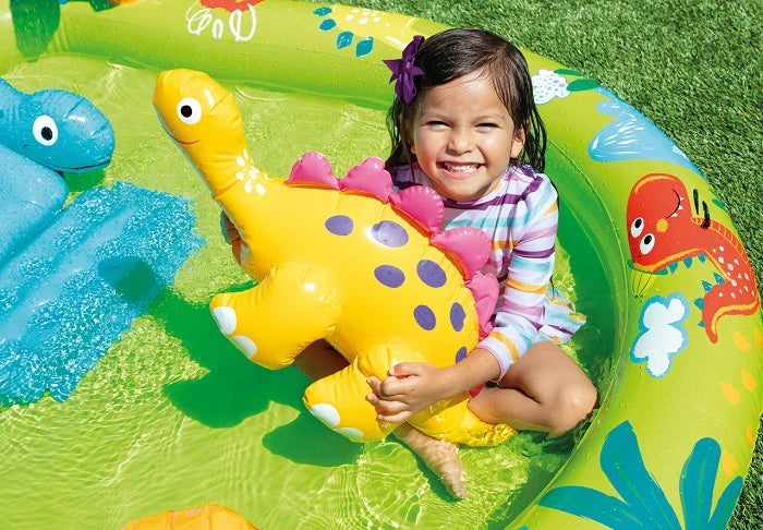 בריכת מתנפחת לילדים פארק פרהיסטורי 191X152X58 סמ 57166 מבית INTEX