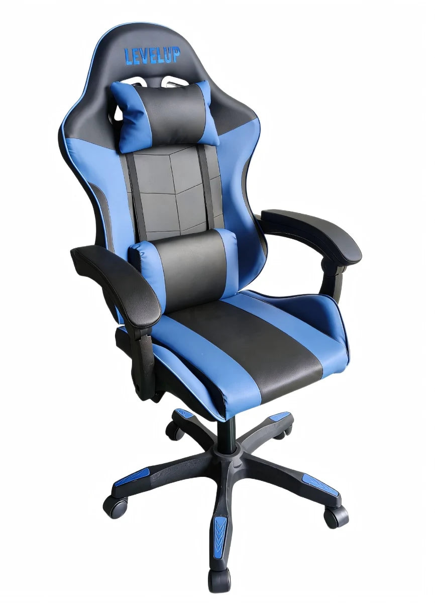 כיסא גיימינג בצבע כחול 7008B מבית LEVEL UP