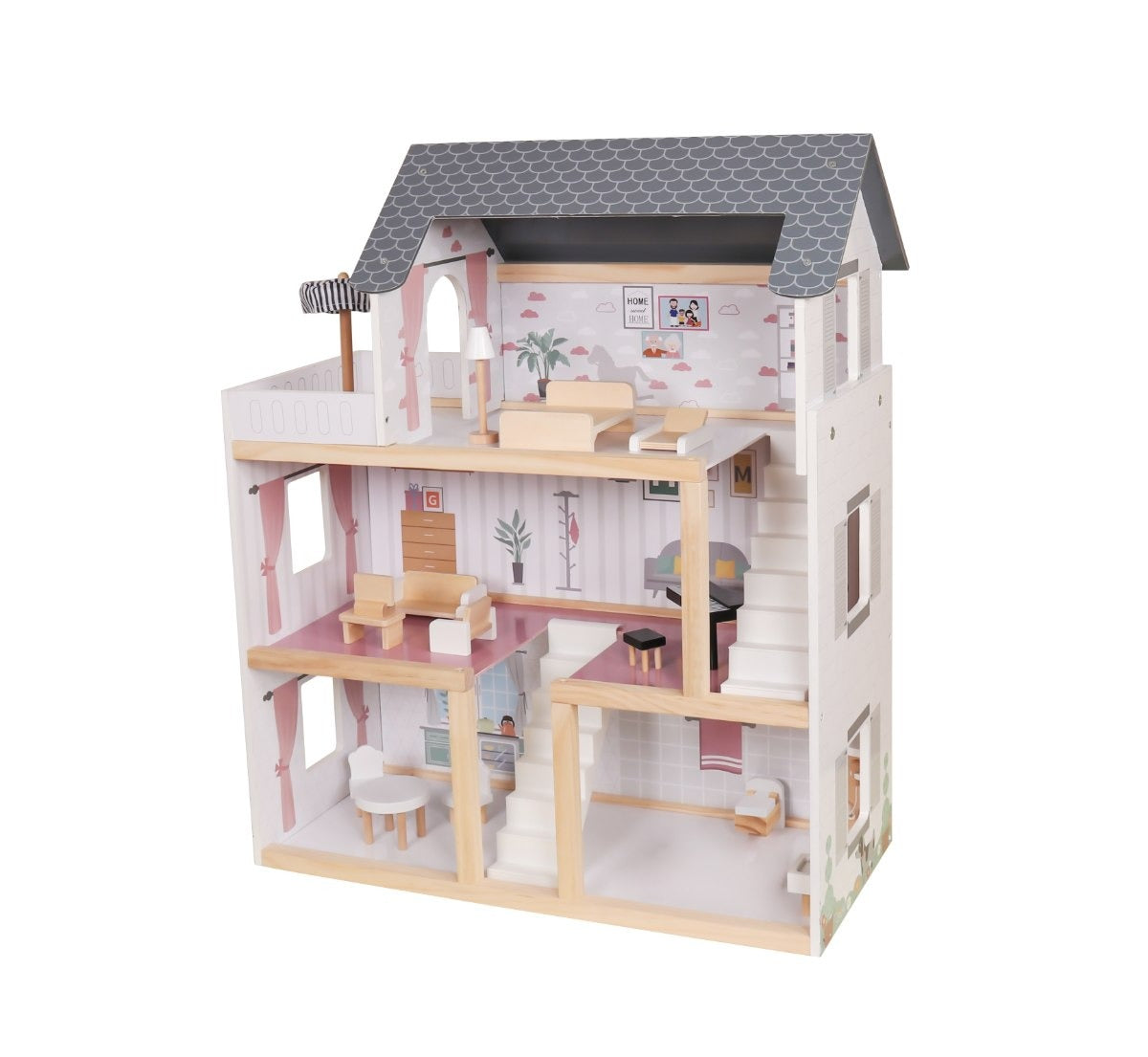 בית בובות קלאסי לילדים דגם מיכל BIGALE