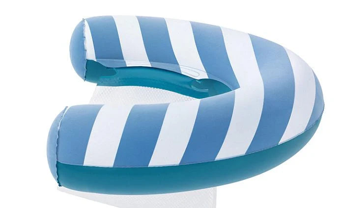 מושב מתנפח לבריכה דמוי קטיפה כולל משענת ורשת 119X67.5 סמ 43852 מבית BESTWAY