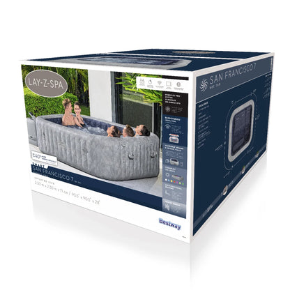 ג'קוזי מתנפח בייתי סן פרנסיסקו230x230x71 סמ 6001Q מבית Bestway