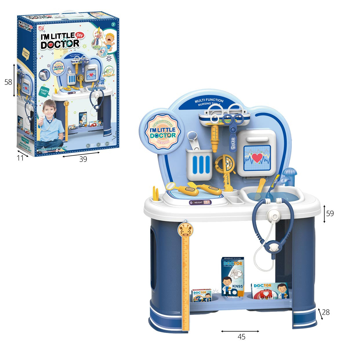 שולחן רופא לילדים - באישור מכון התקנים