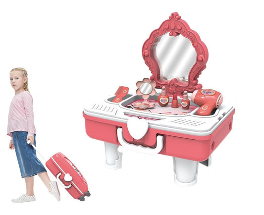 מזוודת משחק יופי מתקפלת לטרולי - אישור מכון התקנים