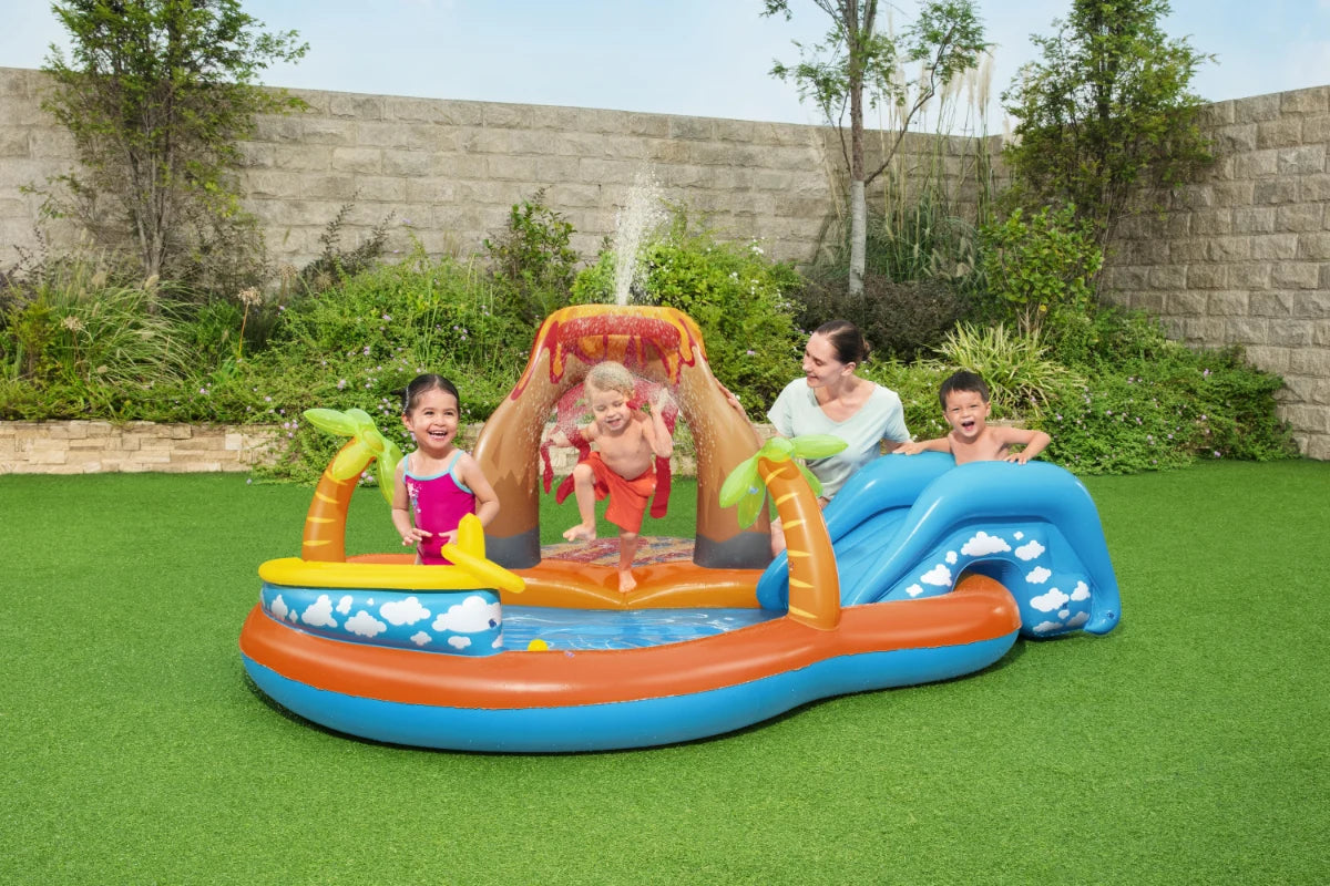 בריכה מתנפחת לילדים הלגונת הלבה (265X265X104 סמ) 53069 מבית BESTWAY