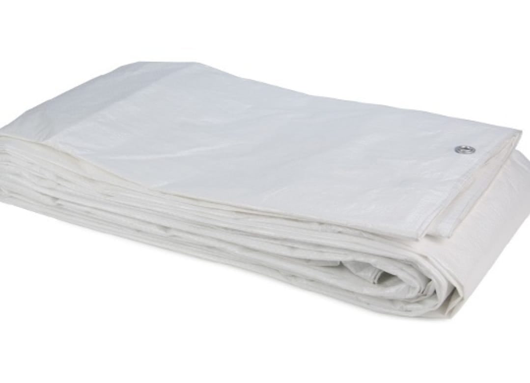 ברזנט שמשונית PVC לבן במידות 2.00*2.50