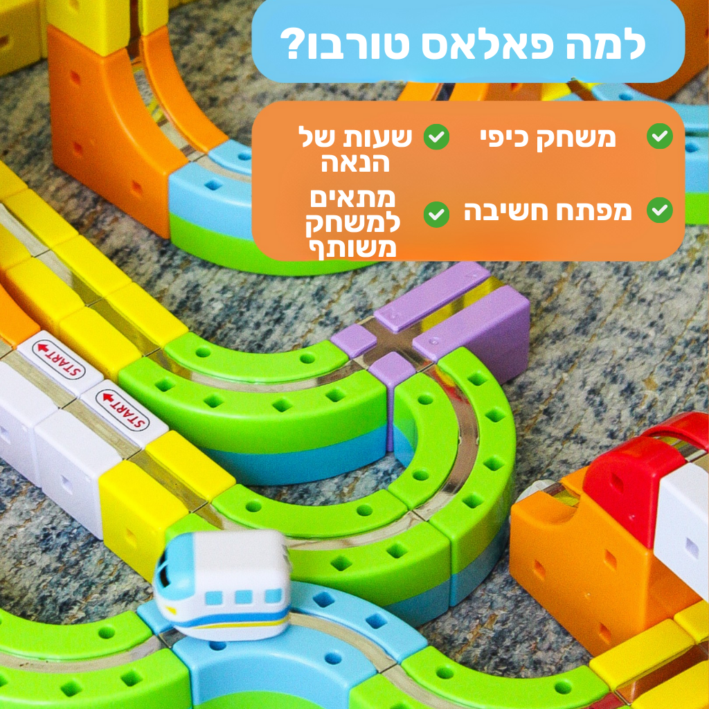 פאלאס טורבו - מסלול בנייה חשמלי תלת-ממדי (גרסה מותאמת עברית)