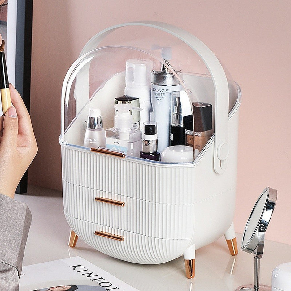 ארונית ארגון מוצרי קוסמטיקה ובישום