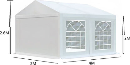 אוהל לאירועים 2X4 פרמיום PVC חזק במיוחד