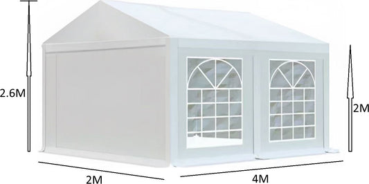 אוהל לאירועים 2X4 פרמיום PVC חזק במיוחד