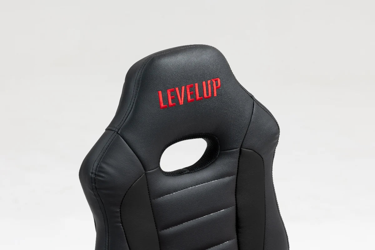 כיסא תלמיד ארגונומי לנוער בצבע שחור S301-BB מבית LEVEL UP
