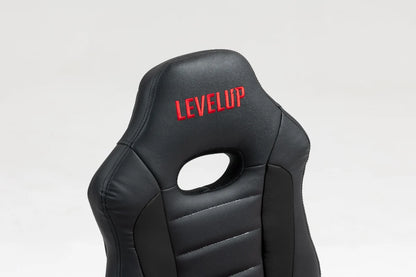 כיסא תלמיד ארגונומי לנוער בצבע שחור S301-BB מבית LEVEL UP