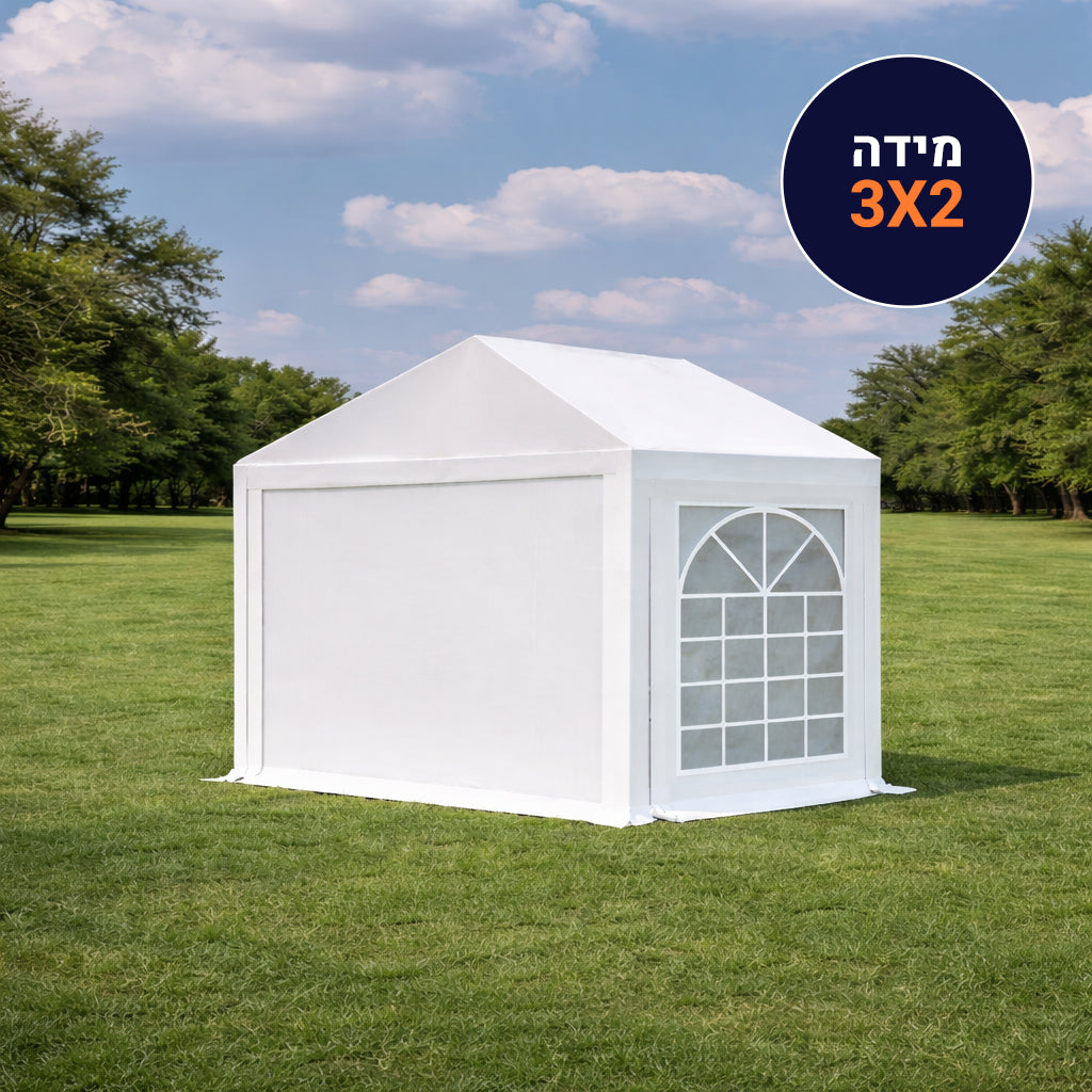 אוהל לאירועים 3X2 פרמיום PVC חזק במיוחד TENT-PRO