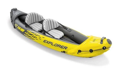 קיאק מתנפח Explorer K2 לזוג כולל משוטים משאבה ותיק אחסון ‎312×91‎ ס״מ | INTEX | מק״ט ‎68307‎ |