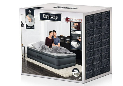 מזרן מתנפח זוגי עם משאבה מובנית 69075 מבית BESTWAY