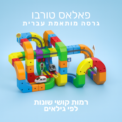 פאלאס טורבו - מסלול בנייה חשמלי תלת-ממדי (גרסה מותאמת עברית)