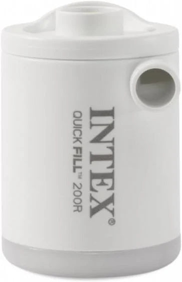 משאבת ניפוח מיני נטענת INTEX QuickFill עם USB ותאורת LED