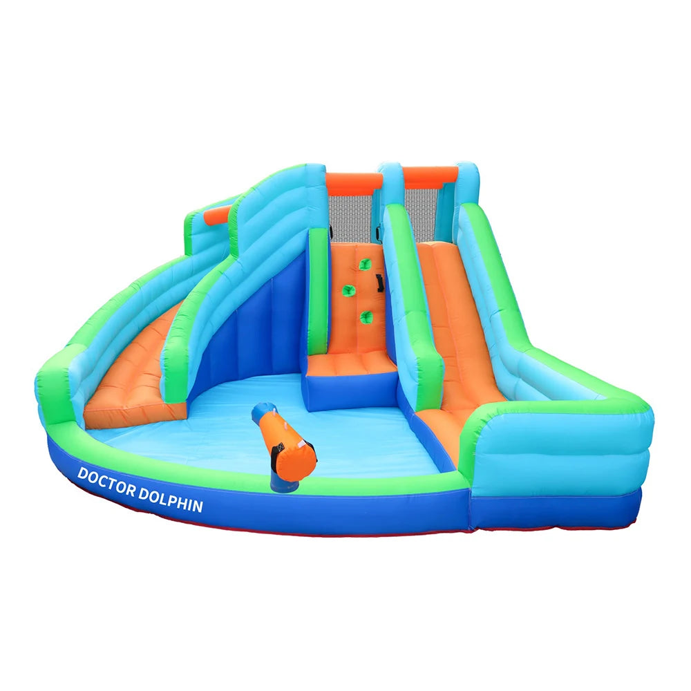 מתנפח מים ענק פלוס שתי מגלשות W73002 מבית DOCTOR DOLPHIN