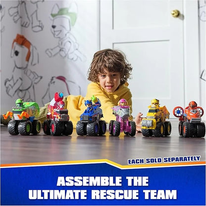 רכב הצלה גלגלי ענק ורוד משנה צורה לרחפת כולל דמות של סקיי 5461HP מבית מפרץ ההרפתקאות
