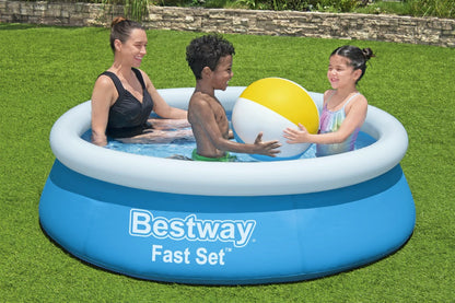 בריכה משפחתית עגולה 183X51סמ FAST 57392 מבית BESTWAY