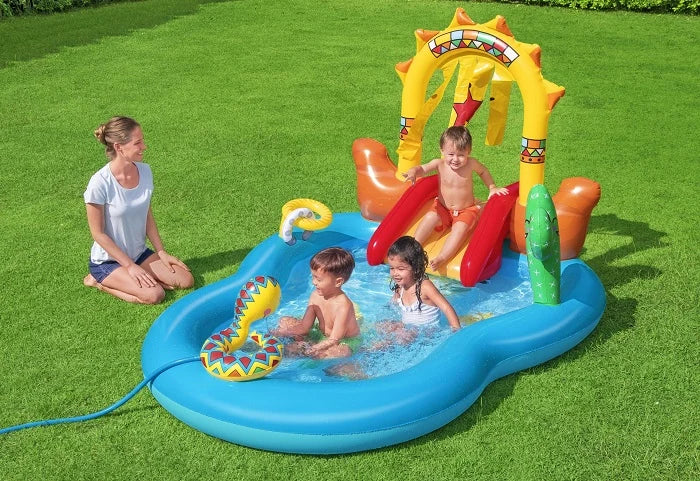 בריכה מתנפחת לילדים המערב הפרוע (264X188X140 סמ) 53118 מבית BESTWAY