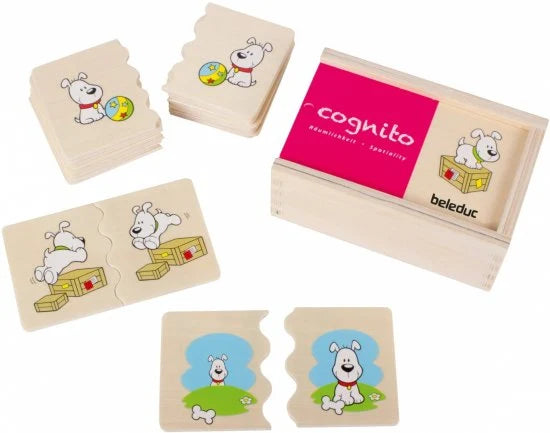 משחק התמצאות במרחב 20 חלקים Cognito מעץ 11530 מבית Beleduc