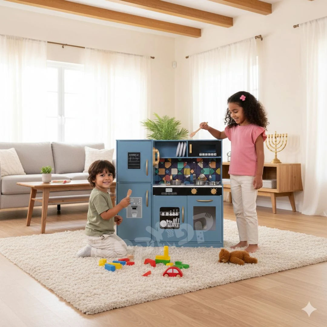 מטבח לילדים מעץ טופז W10C955 מאת בית העץ