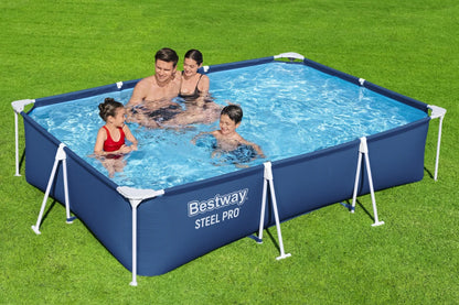 בריכה משפחתית מסגרת מלבנית 300X201X66 סמ 56404 מבית BESTWAY