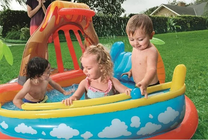 בריכה מתנפחת לילדים הלגונת הלבה (265X265X104 סמ) 53069 מבית BESTWAY