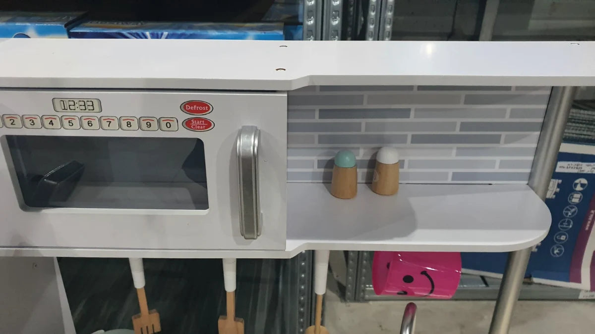 מטבח לילדים מעץ עלמה W10C382 מאת בית העץ