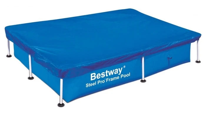 כיסוי לבריכה מלבנית מסגרת כחול 221X150X43 סמ 58103 מבית BESTWAY