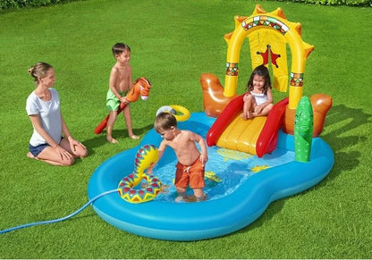 בריכה מתנפחת לילדים המערב הפרוע (264X188X140 סמ) 53118 מבית BESTWAY