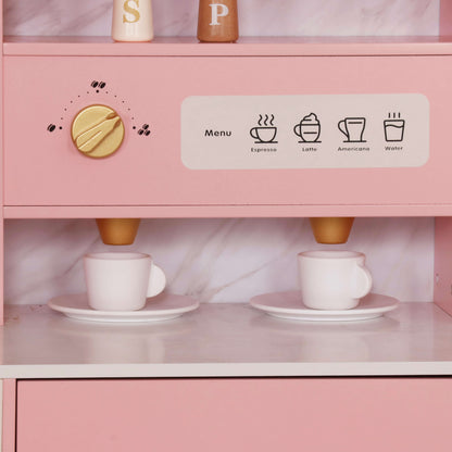 מטבח עץ אלקטרוני ענק לילדים אלקטרוני דגם דורין