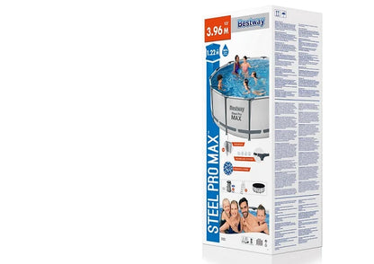 בריכת אולטרה עגולה אפורה 427X122 סמ MAX 5612X מבית BESTWAY
