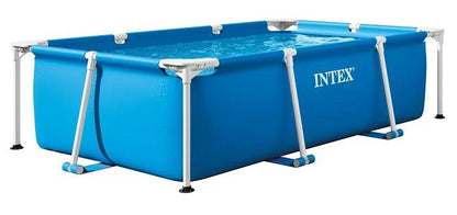 בריכת עמודים מלבנית כחולה | 220X150X60 ס"מ | מקט INTEX | 28270