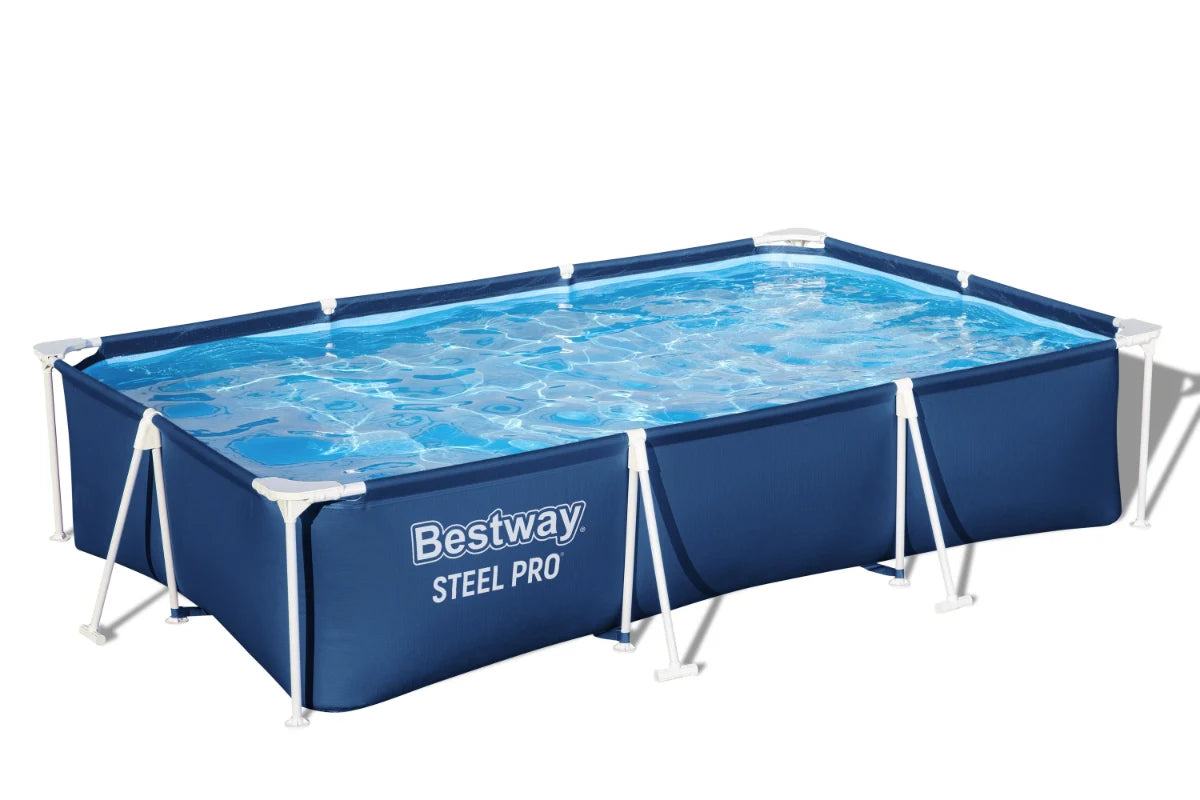 בריכה משפחתית מסגרת מלבנית 300X201X66 סמ 56404 מבית BESTWAY