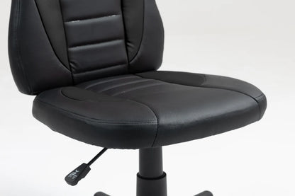 כיסא תלמיד ארגונומי לנוער בצבע שחור S301-BB מבית LEVEL UP