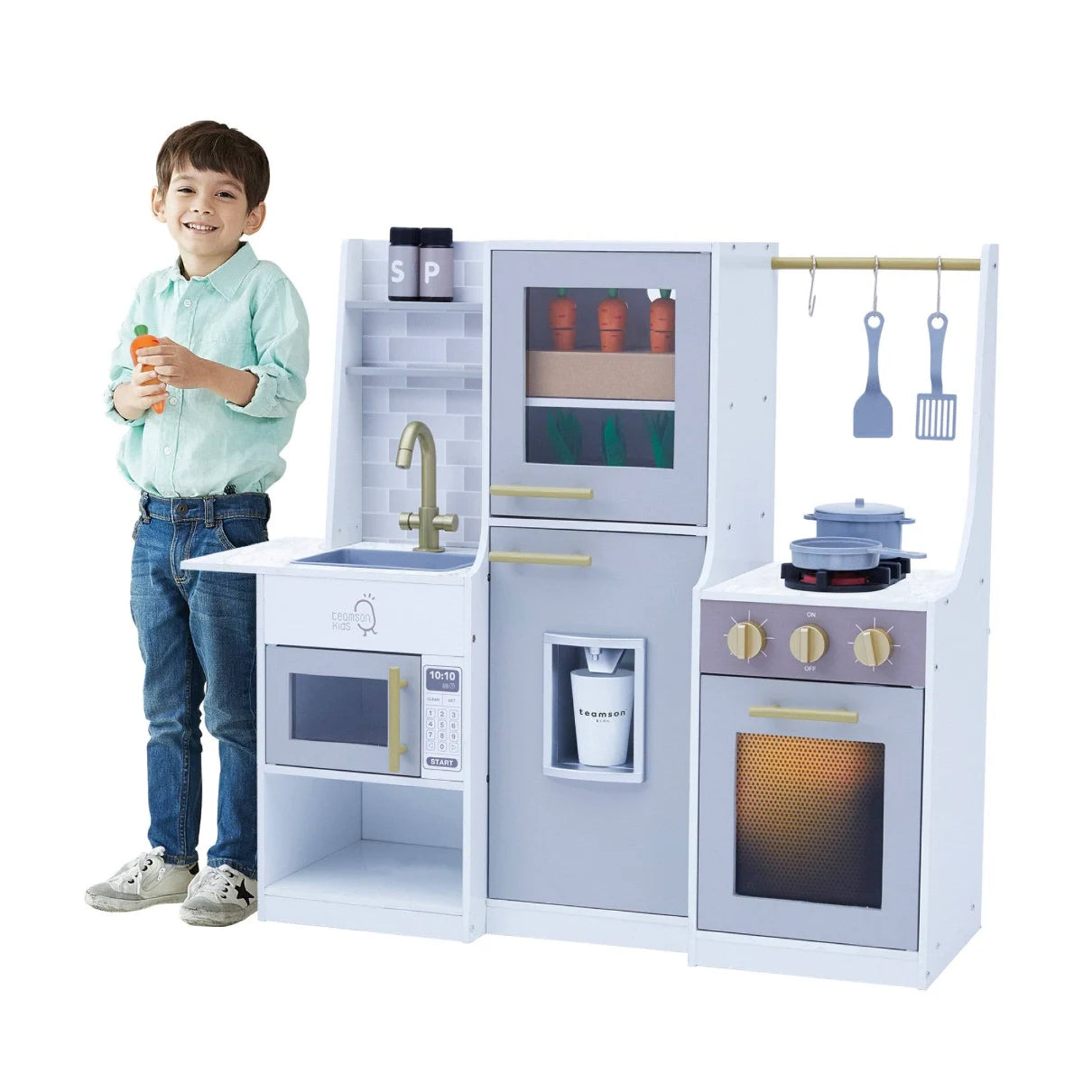 מטבח גילי מעץ לילדים W10C842 מבית בית העץ