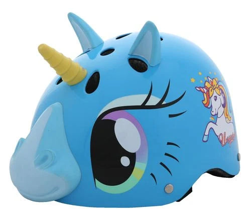 קסדה לילדים Magic Unicorn תכלת מבריק SMALL 82438