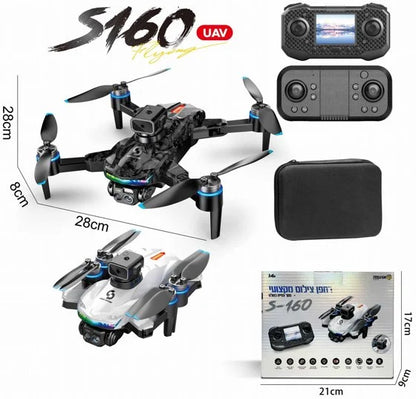 רחפן צילום מקצועי עם מסך צפייה בשלט S160 מבית קפיץ קפוץ