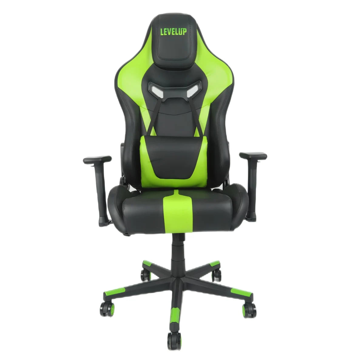 כיסא גיימינג בצבע ירוק 7062 מבית LEVEL UP